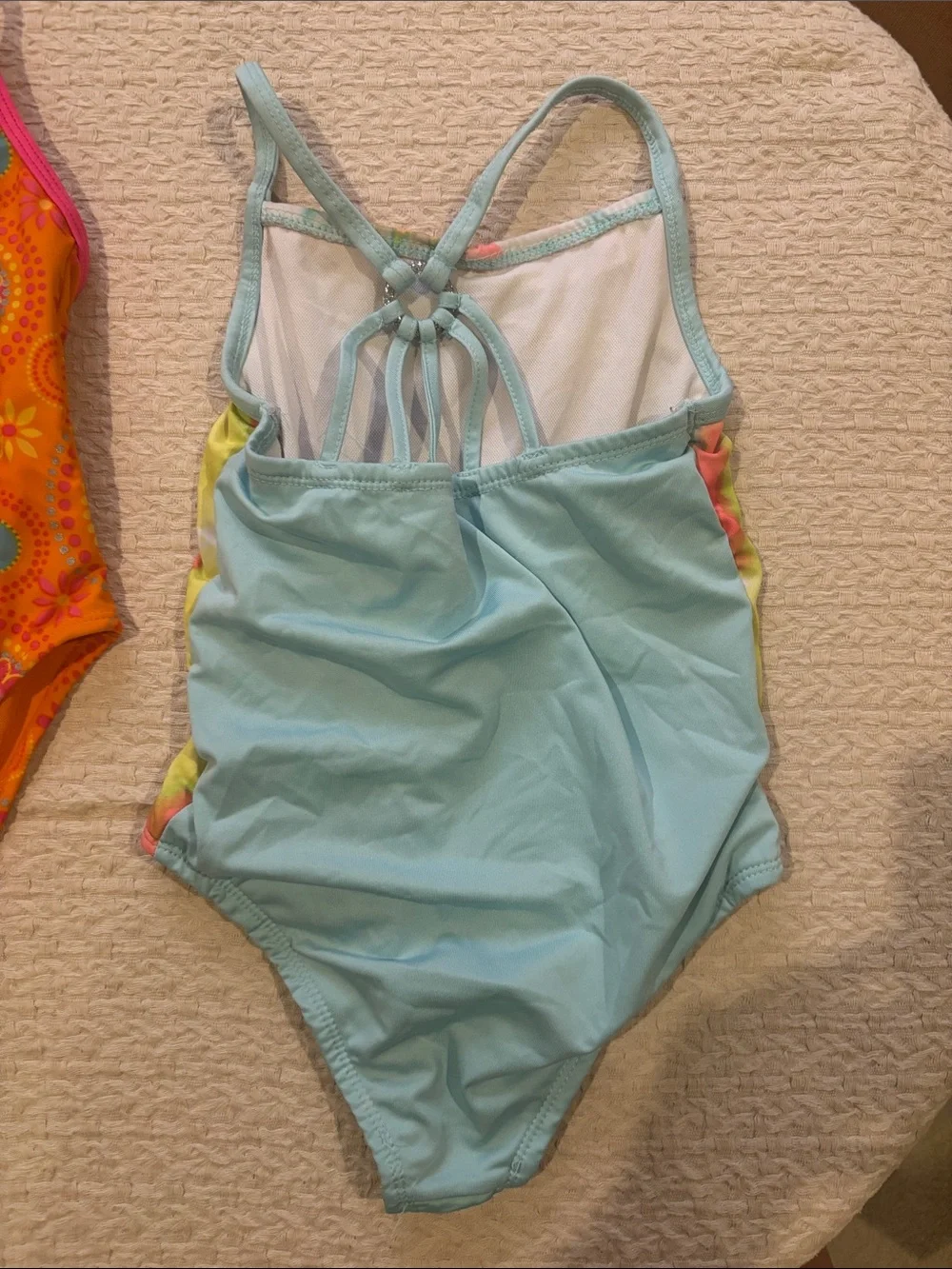 Set of 3 Girls' One-Piece Swimsuits size 7